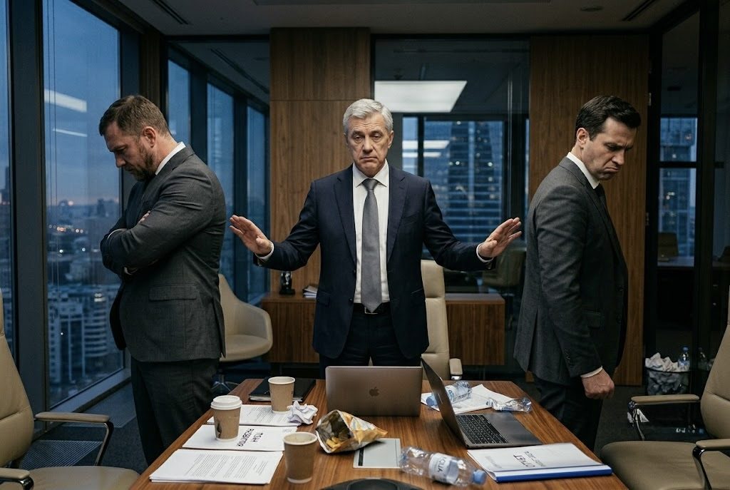 CEO между конфликтующими топами